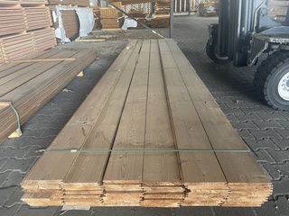 Ca. 51x Thermo Vuren veer en groef, 19x178mm, lengte 390cm